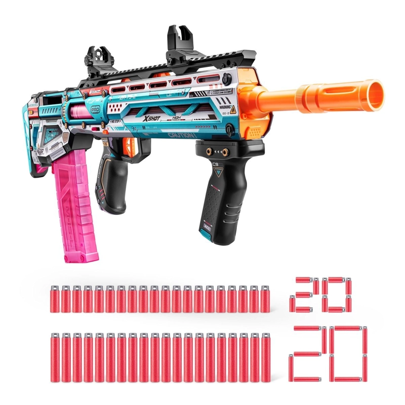 LANZA DARDOS PRO SERIES SINISTER CON 40 DARDOS X-SHOT - 5