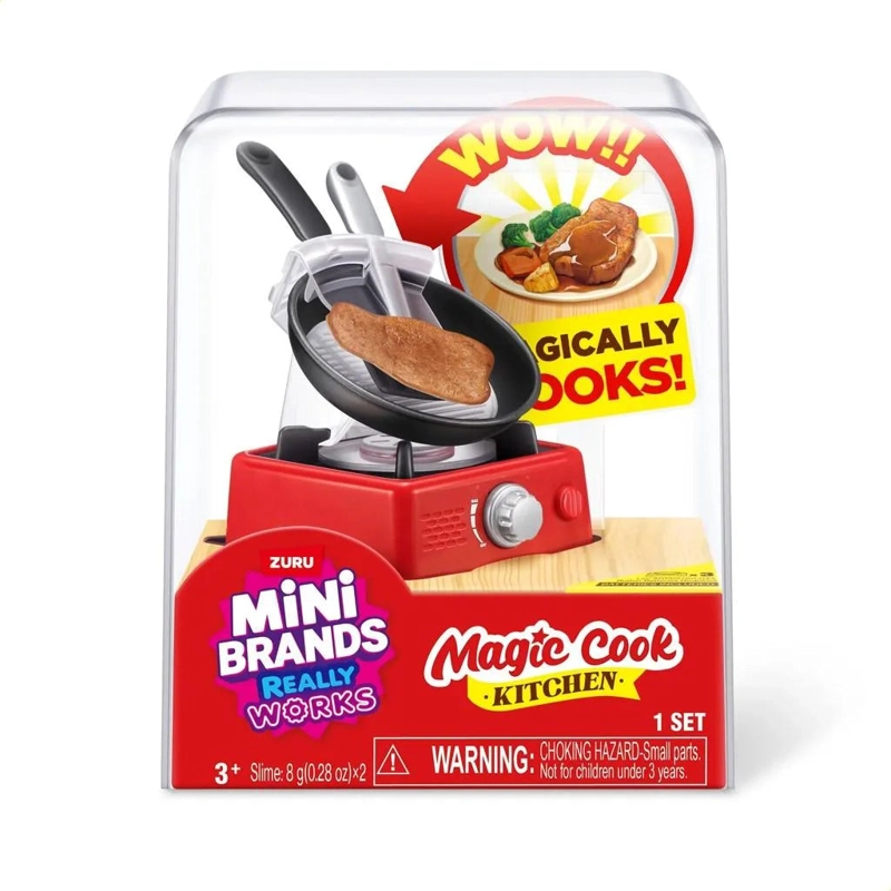 CAPSULA MINI BRANDS CON 9 SORPRESAS COCINA MAGICA DE ZURU - - 1