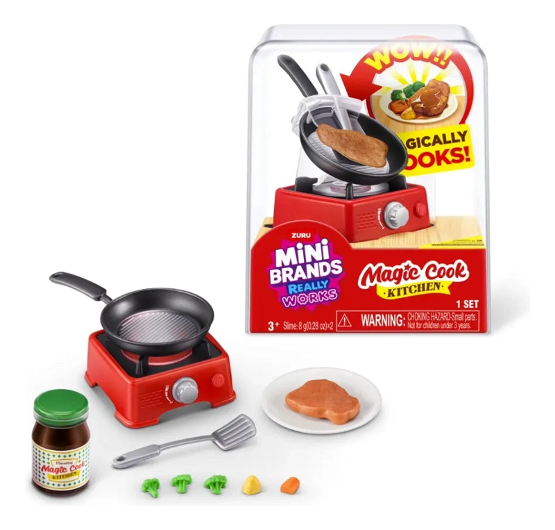 CAPSULA MINI BRANDS CON 9 SORPRESAS COCINA MAGICA DE ZURU - - 5