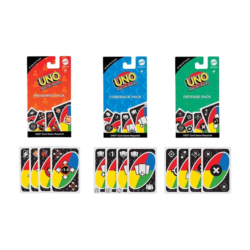 UNO JUEGO DE CARTAS PAQUETES COMPLEMENTARIOS - 1