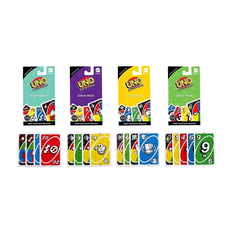 UNO JUEGO DE CARTAS PAQUETES COMPLEMENTARIOS - 9