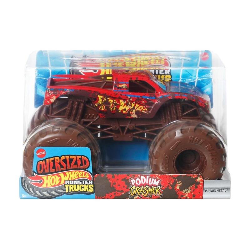 HOT WHEELS MONSTER TRUCKS ESCALA 1:24 - PODIUM CRASHER - 1