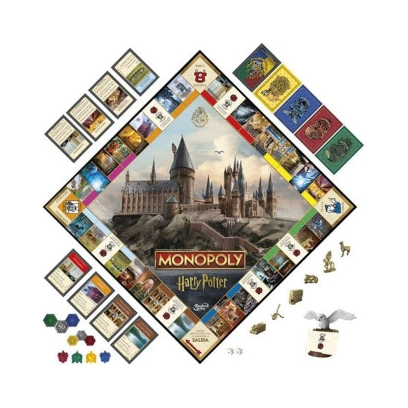 HASBRO GAMES MONOPOLY HARRY POTTER - 9
