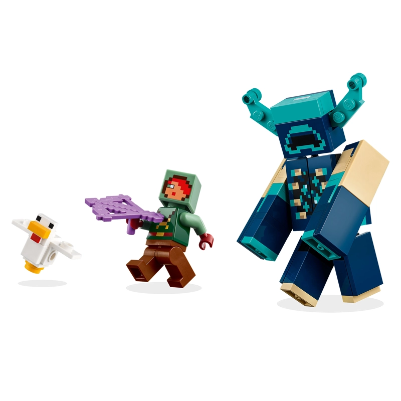 EL ENCUENTRO CON EL GUARDIA LEGO MINECRAFT - 3