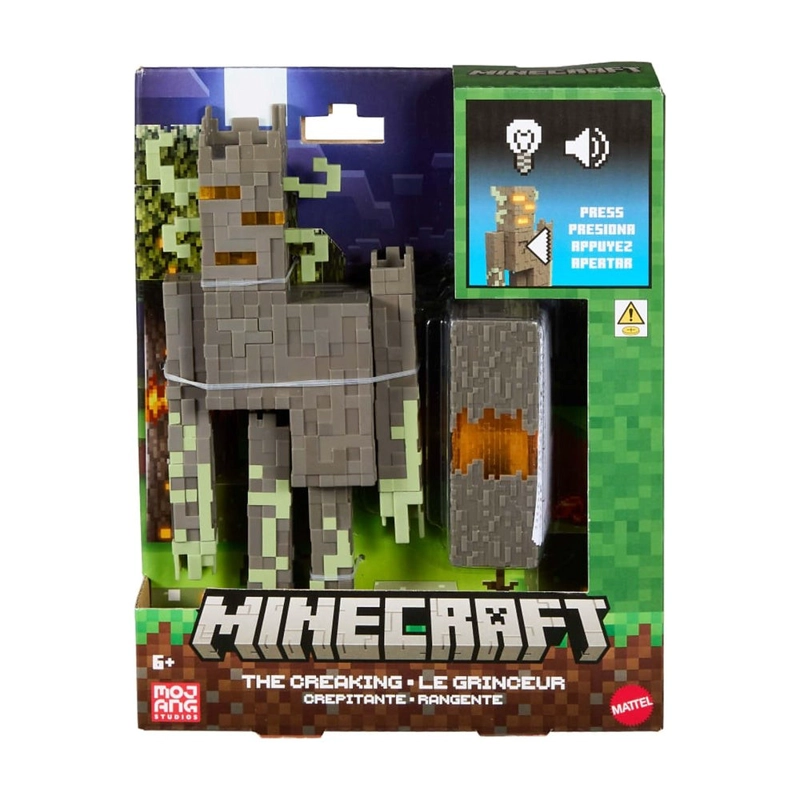 MINECRAFT FIGURA THE CREAKING 8.25 CM CON DETALLES - 5