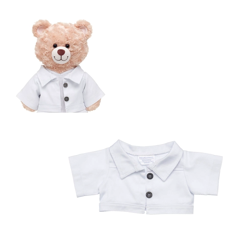 CHAQUETA JEANS BLANCA BUILD-A-BEAR - 1