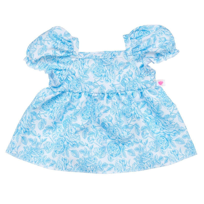 VESTIDO FLORAL AZUL BUILD-A-BEAR - 3