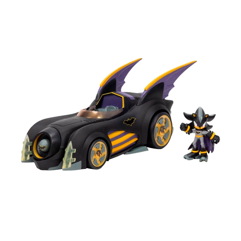 BATIMOVIL Y FIGURA SHADOW 6 CMS SONIC DC COMICS - 1