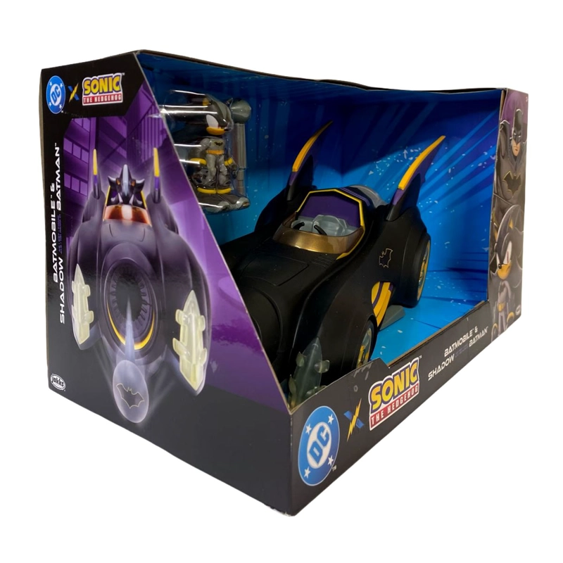 BATIMOVIL Y FIGURA SHADOW 6 CMS SONIC DC COMICS - 2