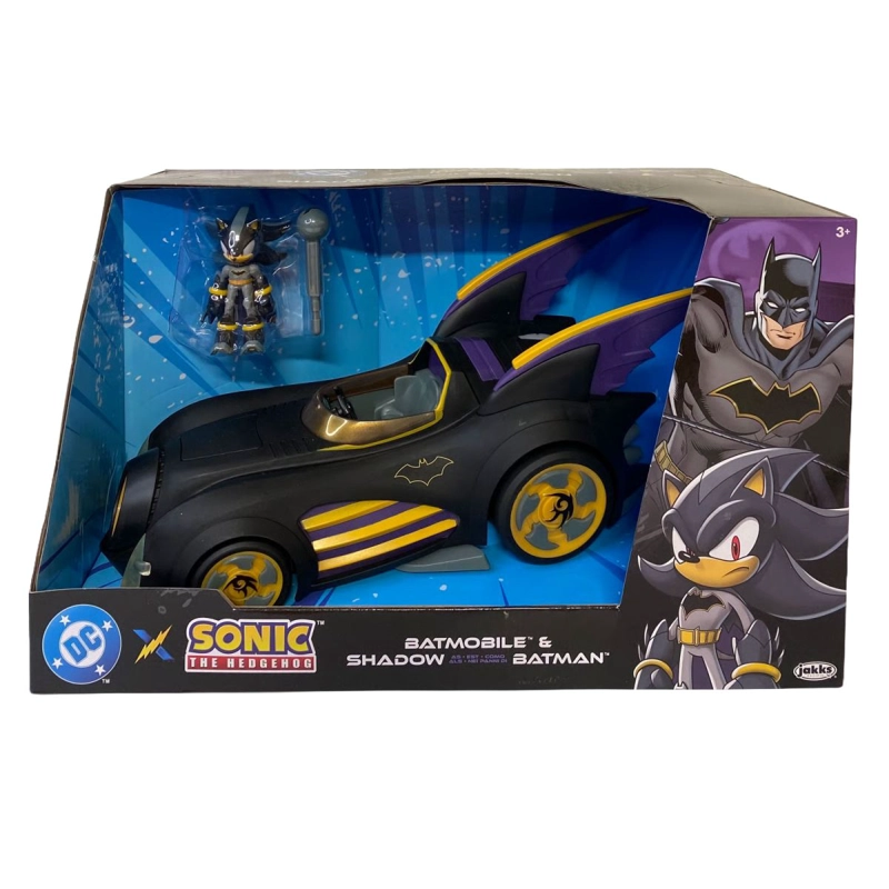 BATIMOVIL Y FIGURA SHADOW 6 CMS SONIC DC COMICS - 3