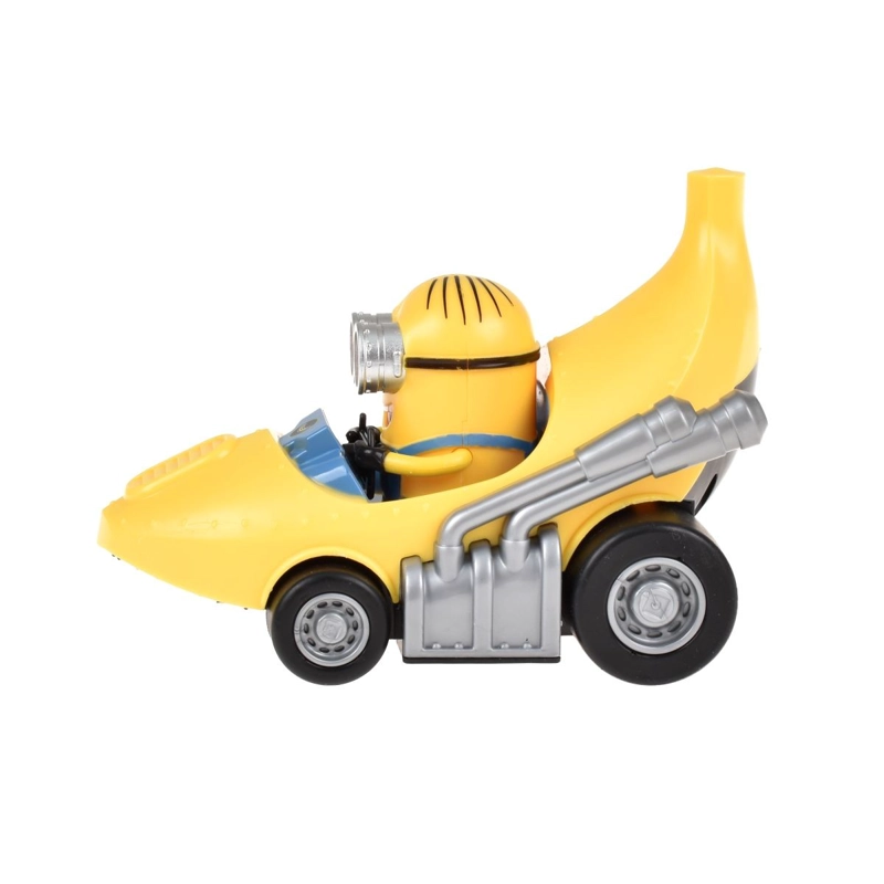 VEHICULO A FRICCION CON FORMA DE BANANA MINIONS - DAVE - 4