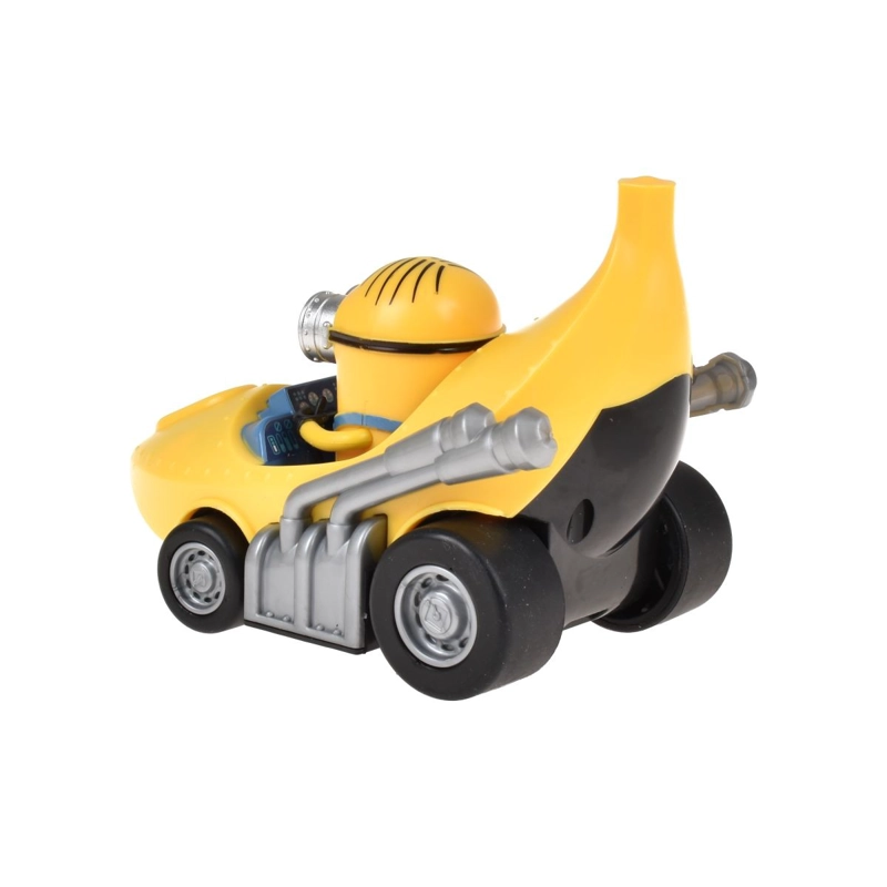 VEHICULO A FRICCION CON FORMA DE BANANA MINIONS - DAVE - 5