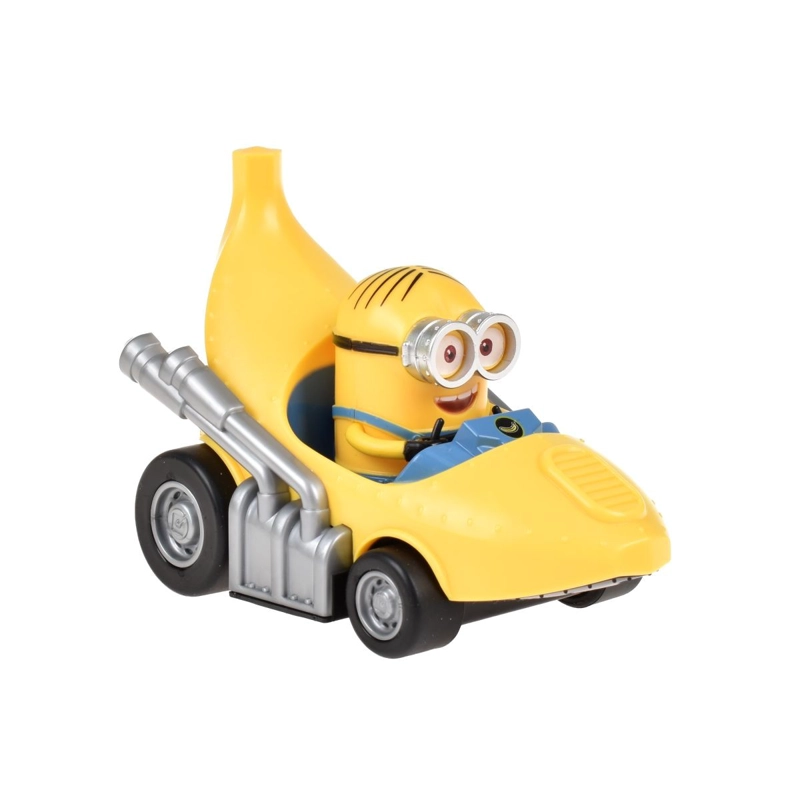 VEHICULO A FRICCION CON FORMA DE BANANA MINIONS - DAVE - 6