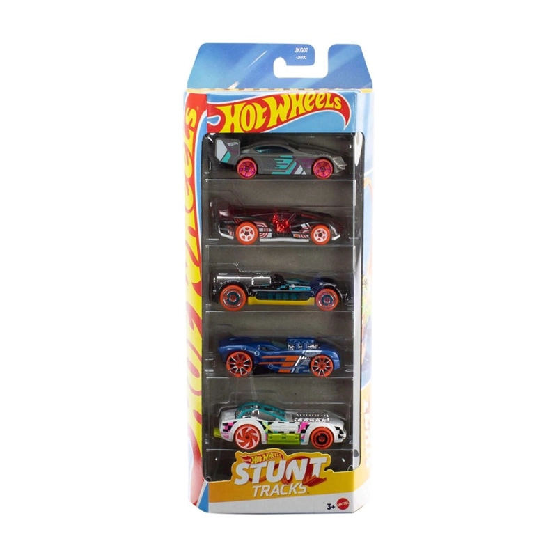 PACK 5 AUTOS BASICOS HOTWHEELS - STUNT TRUCKS - 1