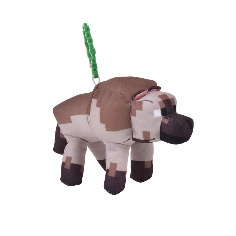 PELUCHE CON CLIP MINECRAFT - LOBO - 1