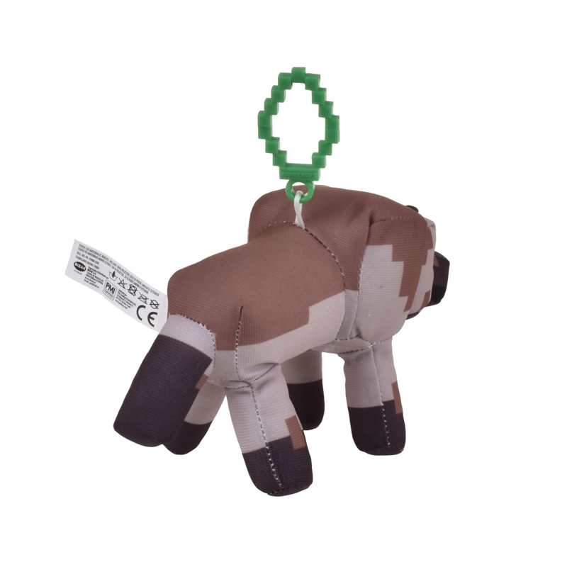 PELUCHE CON CLIP MINECRAFT - LOBO - 3
