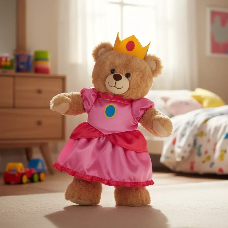 DISFRAZ PRINCESA MARIO BROS BUILD-A-BEAR - 1