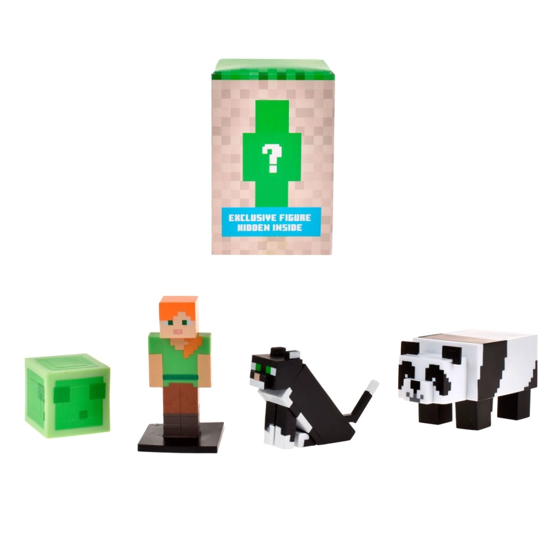 SET 5 FIGURAS 6 CMS TOPPEEZ MINECRAFT - ALEX - 3