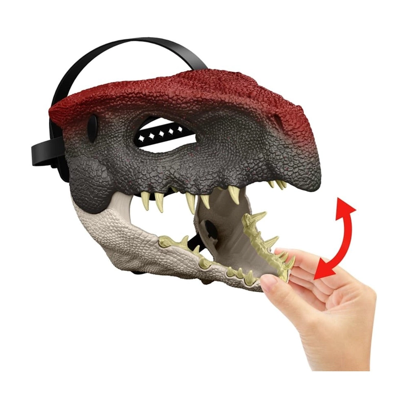 JURASSIC WORLD MASCARA DINOSAURIO MUTA MANDIBULA CORREA - 2