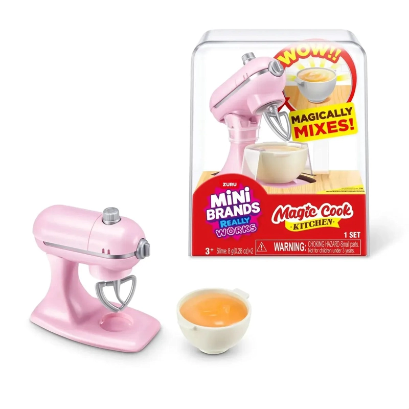 CAPSULA MINI BRANDS CON 9 SORPRESAS COCINA MAGICA DE ZURU - - 1