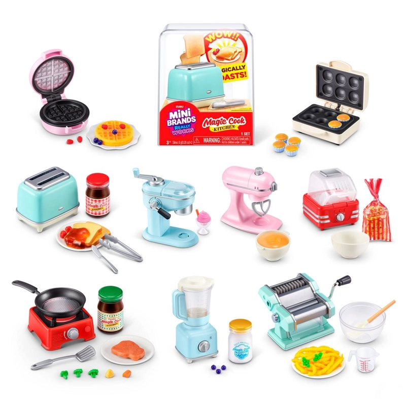 CAPSULA MINI BRANDS CON 9 SORPRESAS COCINA MAGICA DE ZURU - - 3