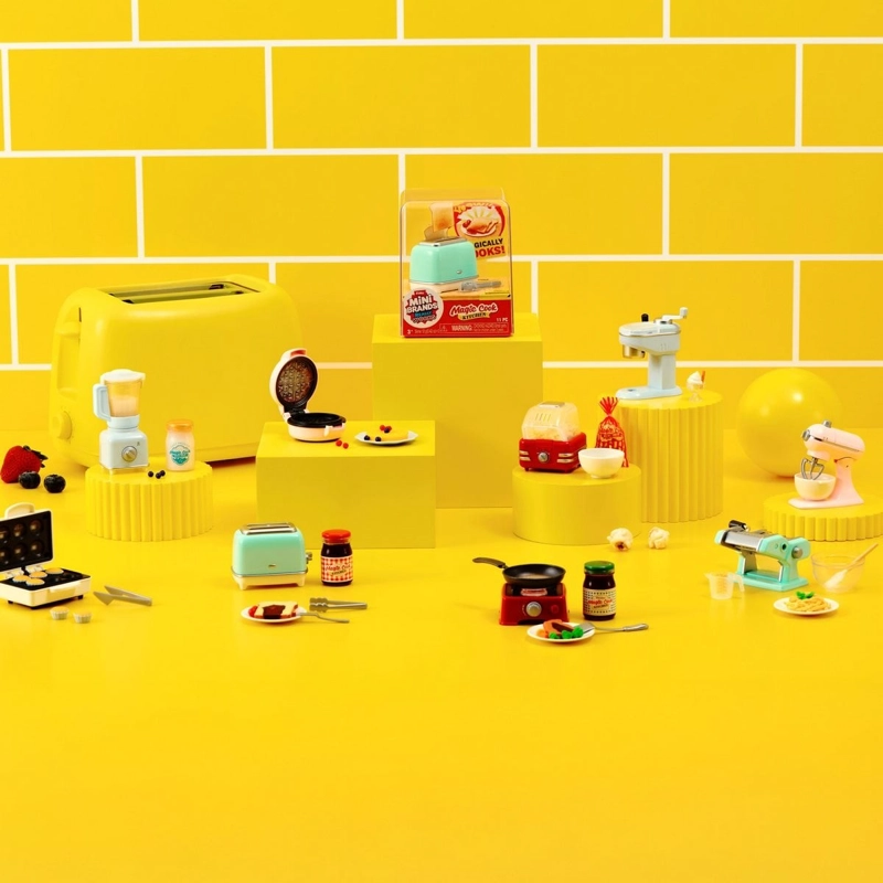 CAPSULA MINI BRANDS CON 9 SORPRESAS COCINA MAGICA DE ZURU - - 4