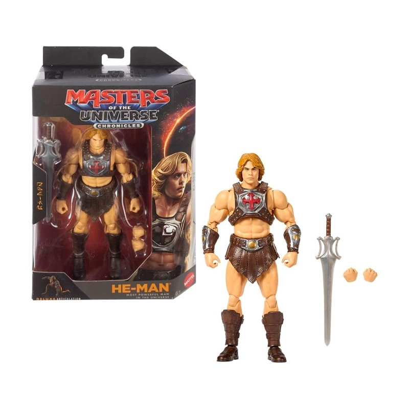 MOTU FIGURA ACCION HE-MAN ESCALA 1:12 ESPADA PODER - 1