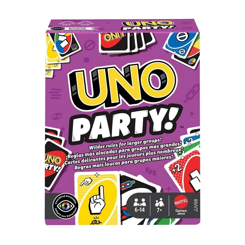 GAMES UNO JUEGO DE CARTAS PARTY RENOVADO - 1