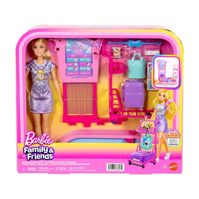 BARBIE  SET DE JUEGO CON MUÑECA AVENTURAS DE VIAJE - 4