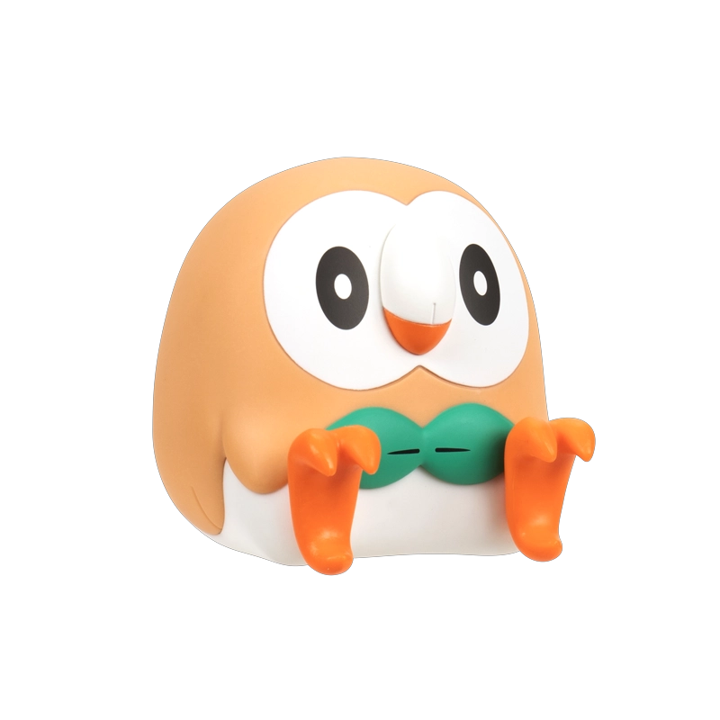 (POKEMON) FIGURA VINILO 10 CM. POKEMON - ROWLET - 4