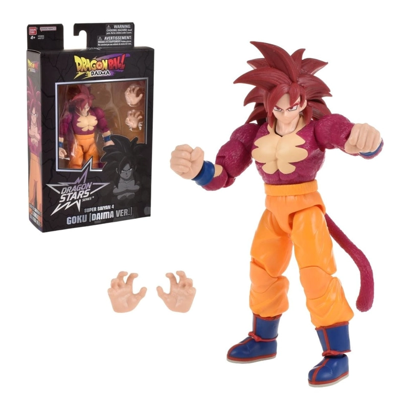 FIGURA 17 CMS LEGENDARIA DRAGON BALL Z DE BANDAI - SUPER SAIYAN 4 GOKU DAIMA - 1