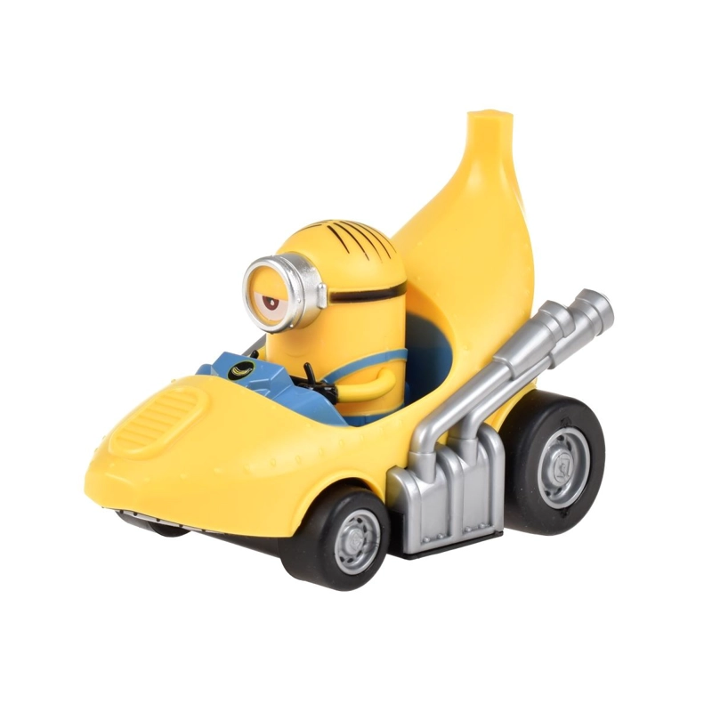 VEHICULO A FRICCION CON FORMA DE BANANA MINIONS - STUART - 1