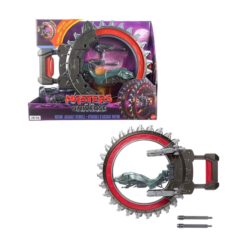 MOTU HE-MAN VEHICULO ROTON COMBATE SKELETOR CUCHILLAS GIRATORIAS - 1