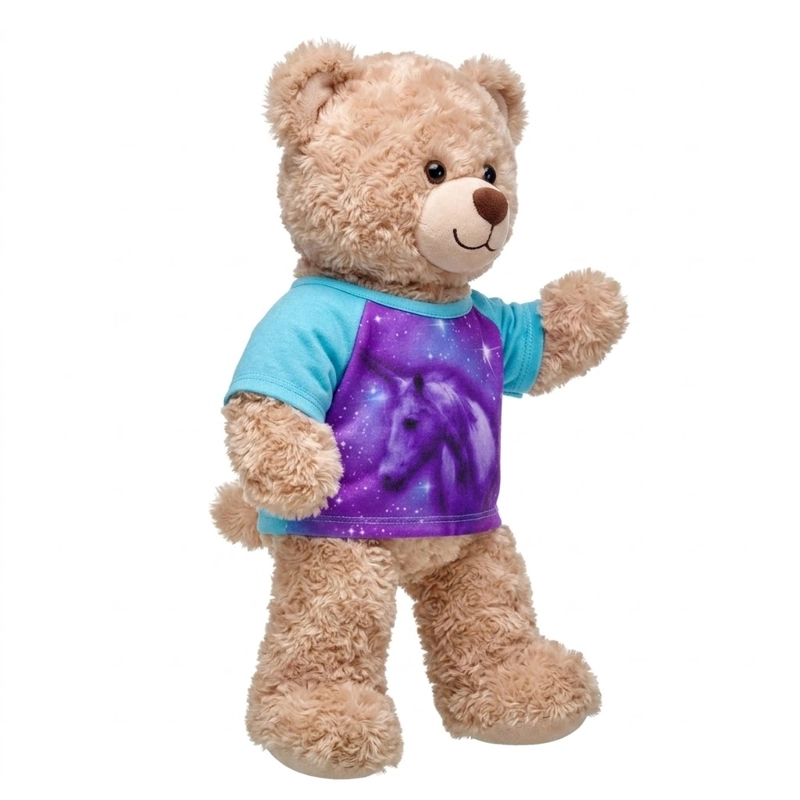 POLERA UNICORNIO CELESTE-MORADO BUILD-A-BEAR - 2