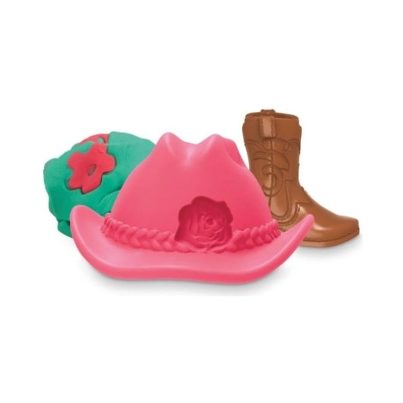 PLAY-DOH BARBIE MUÑECAS - ROSAS Y CERQUILLOS - 4