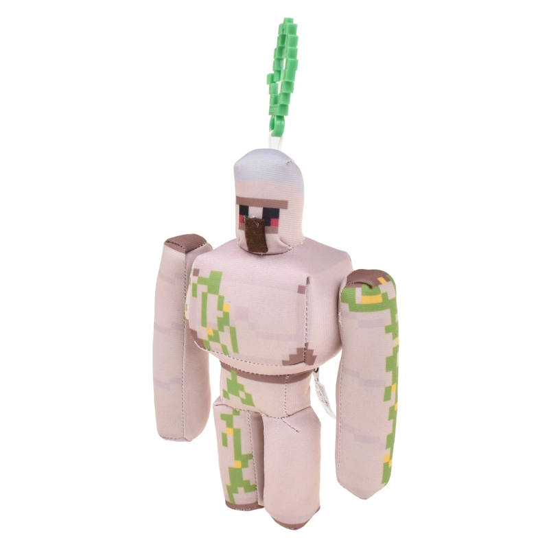 PELUCHE CON CLIP MINECRAFT - GOLEM DE HIERRO - 1