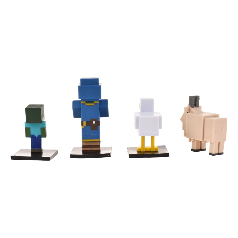 SET 5 FIGURAS 6 CMS TOPPEEZ MINECRAFT - COMERCIANTE - 2