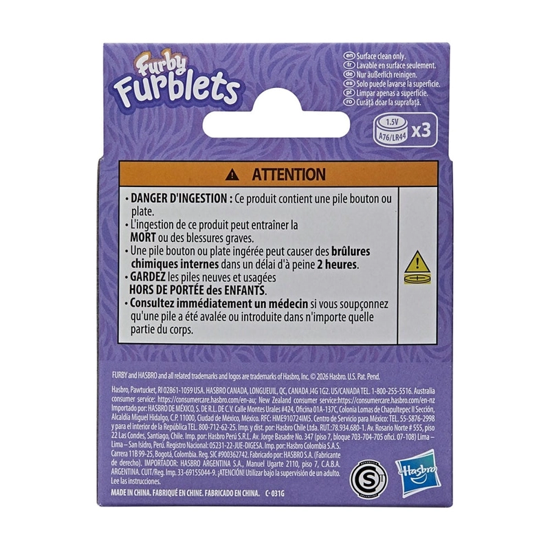 (FURBY) FURBY FURBLETS - SURTIDO DE GOURMETS - MIN-TEE - 4