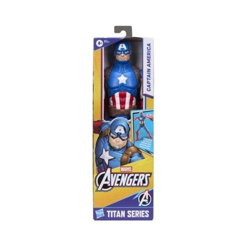 (MARVEL) FIGURA AVENGERS MARVEL TITAN HERO - CAPITAN AMERICA - 4