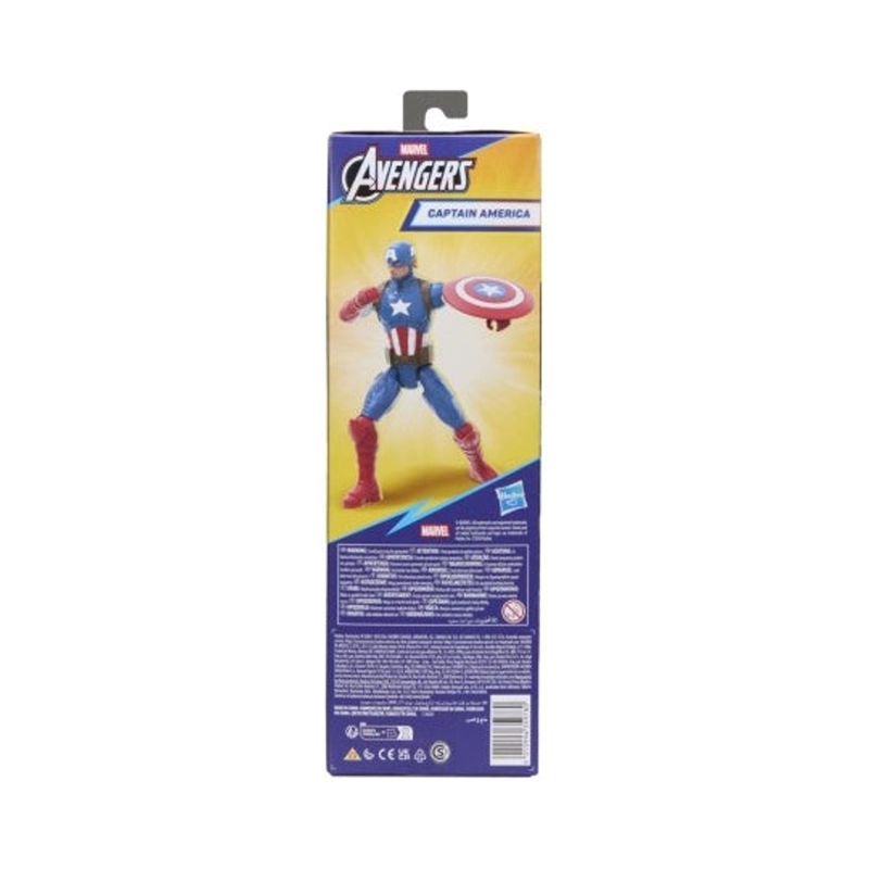 (MARVEL) FIGURA AVENGERS MARVEL TITAN HERO - CAPITAN AMERICA - 6