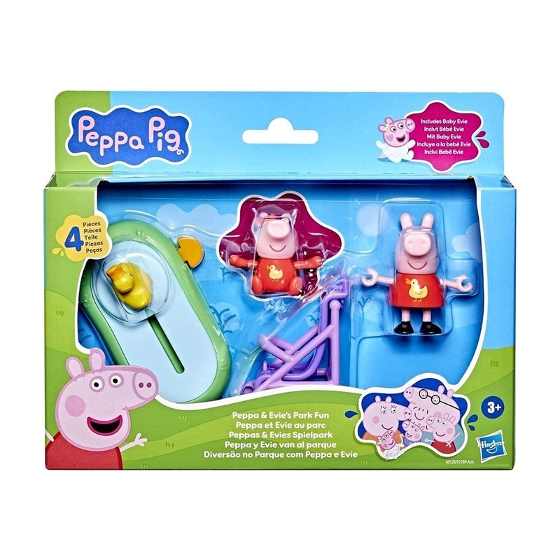PEPPA PIG PLAYSET - PEPPA Y EVIE VAN AL PARQUE - 1