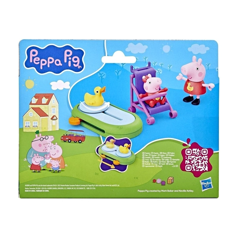 PEPPA PIG PLAYSET - PEPPA Y EVIE VAN AL PARQUE - 4
