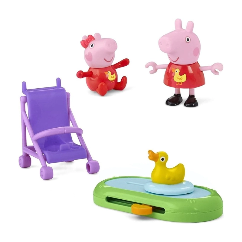PEPPA PIG PLAYSET - PEPPA Y EVIE VAN AL PARQUE - 6