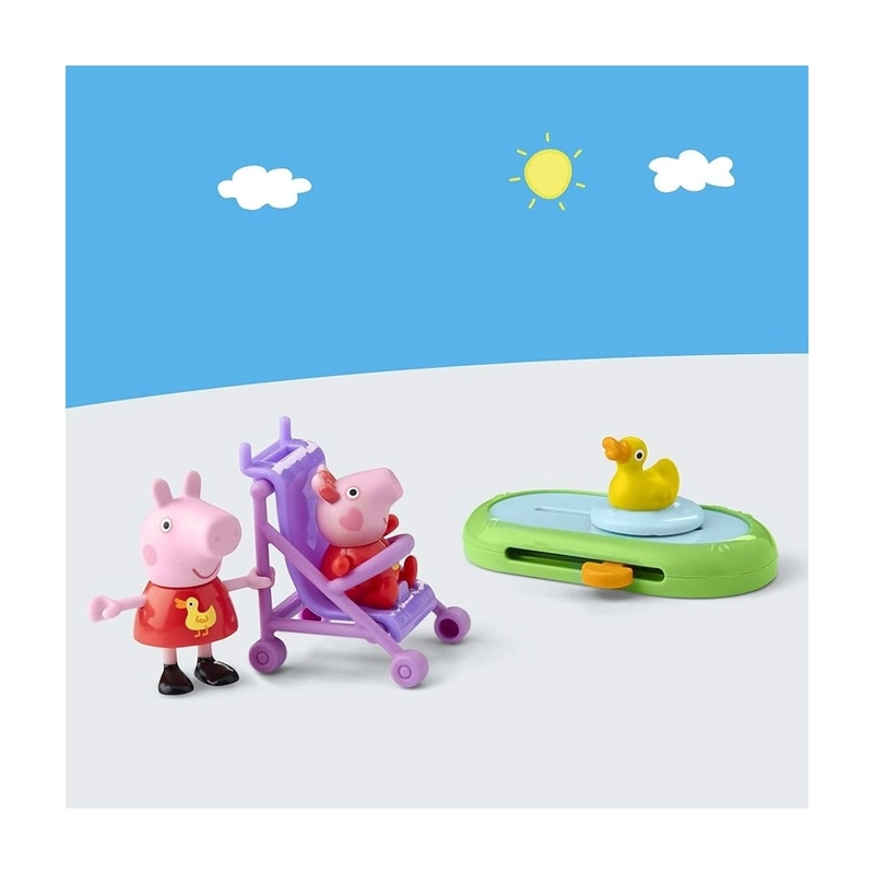 PEPPA PIG PLAYSET - PEPPA Y EVIE VAN AL PARQUE - 8
