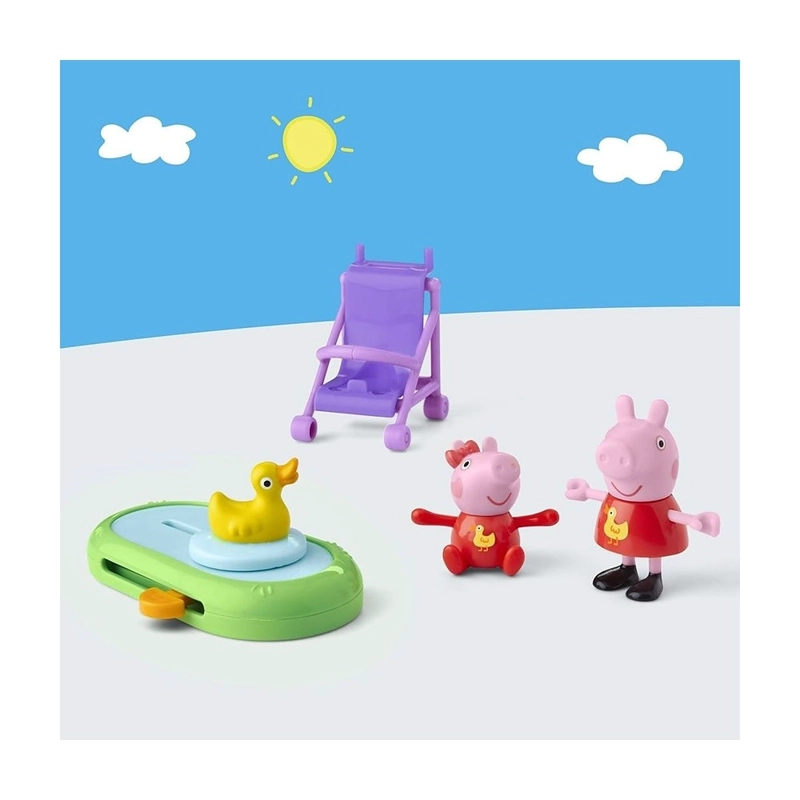 PEPPA PIG PLAYSET - PEPPA Y EVIE VAN AL PARQUE - 9