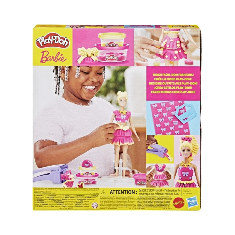 PLAY-DOH BARBIE MUÑECAS - VOLANTES Y LAZOS - 3