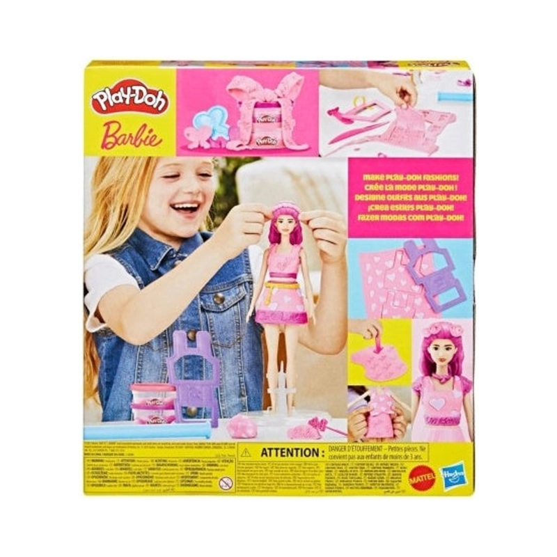PLAY-DOH BARBIE MUÑECAS - CORAZONES Y CABELLOS - 7