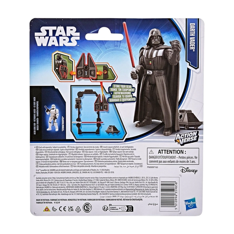 FIGURA STAR WARS CON ACCESORIO SAGA - DARTH VADER - 4