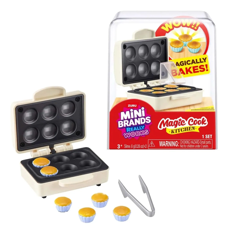 CAPSULA MINI BRANDS CON 9 SORPRESAS COCINA MAGICA DE ZURU - - 1