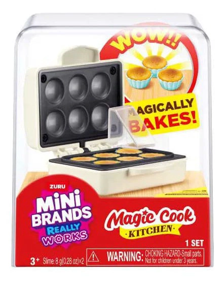 CAPSULA MINI BRANDS CON 9 SORPRESAS COCINA MAGICA DE ZURU - - 4